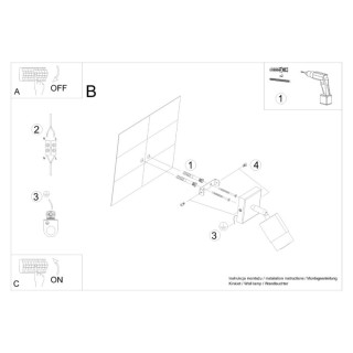 Applique NERO noir/doré