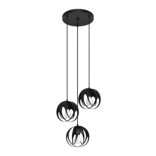 Lampe pendante TULOS 3P noir