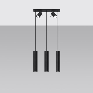 Lampe suspendue RING 3 noir