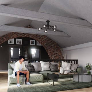 Lustre ARTEMIS 5S noir