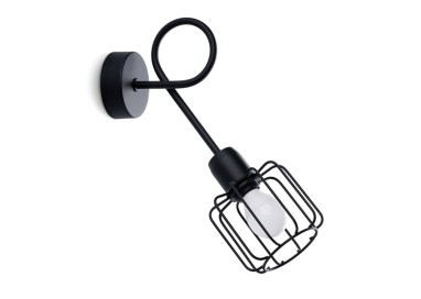 Applique BELUCI 1S noir