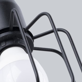 Applique BELUCI 1S noir