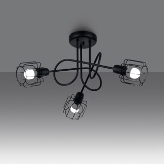 Lustre BELUCI 3S noir