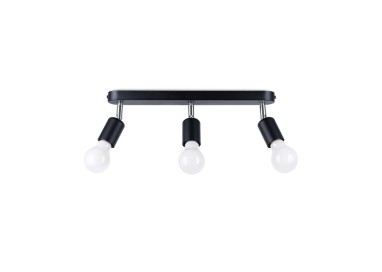 Plafonnier FORNES 3 noir