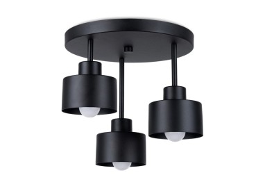 Plafonnier SAVAR 3 noir