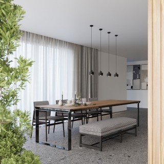 Lampe suspendue SAVAR 1 noir