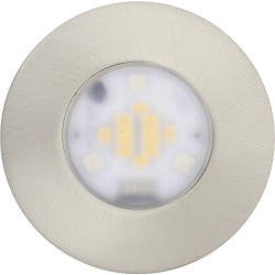 Jedi 563041550 Spot Encastrable Performa 1L Alu, Métal, Intégré, 7.5 W, Argent, 8,5 x 8,5 x 5,5 cm