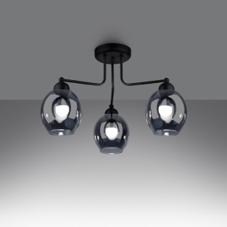 Lustre FILLAN 3 noir