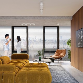 Plafonnier YOLI 4 blanc