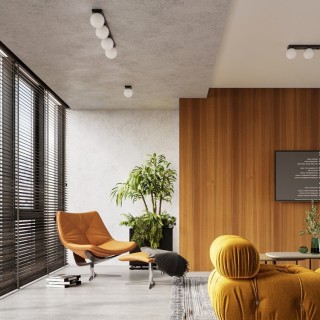 Plafonnier YOLI 3 noir