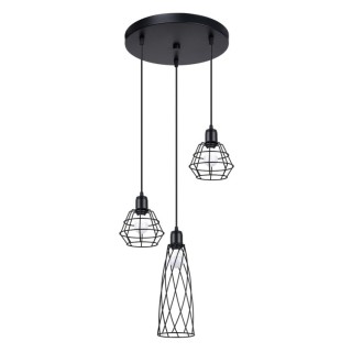 Lampe suspendue SUBA 3P noir