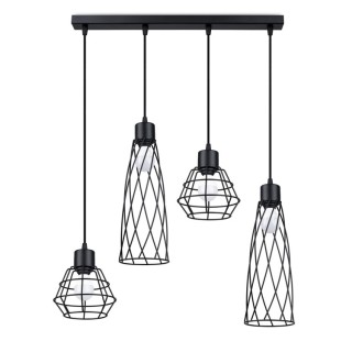 Lampe suspendue SUBA 4L noir