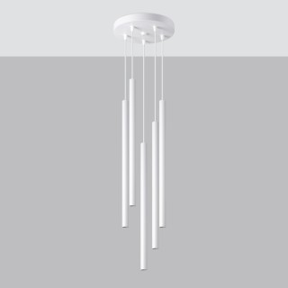 Lampe suspendue PASTELO 5P blanc