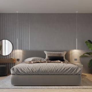 Lampe suspendue PASTELO 5P blanc