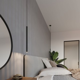 Lampe suspendue PASTELO 5P noir