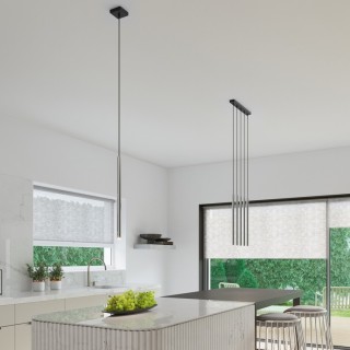 Lampe suspendue PASTELO 1 chrome