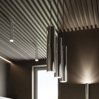 Lampe suspendue LAGOS 1 chrome