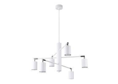 Lustre LEMMI 6 blanc