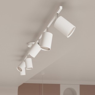 Lustre LEMMI 6 blanc