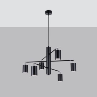 Lustre LEMMI 6 noir