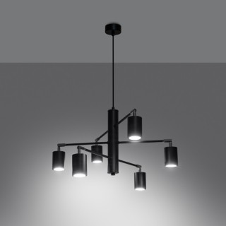 Lustre LEMMI 6 noir