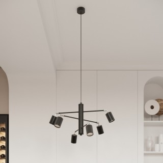 Lustre LEMMI 6 noir