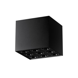 Plafonnier OZZY noir LED