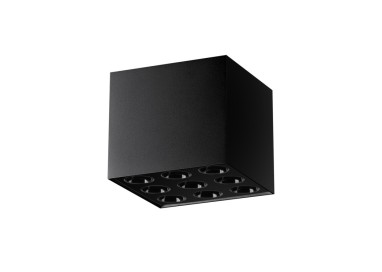 Plafonnier OZZY noir LED