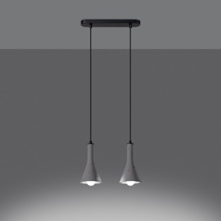 Lampe suspendue REA 2 béton