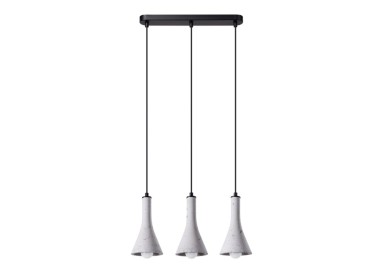 Lampe suspendue REA 3L béton