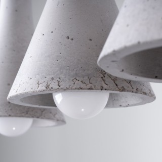 Lampe suspendue REA 3L béton