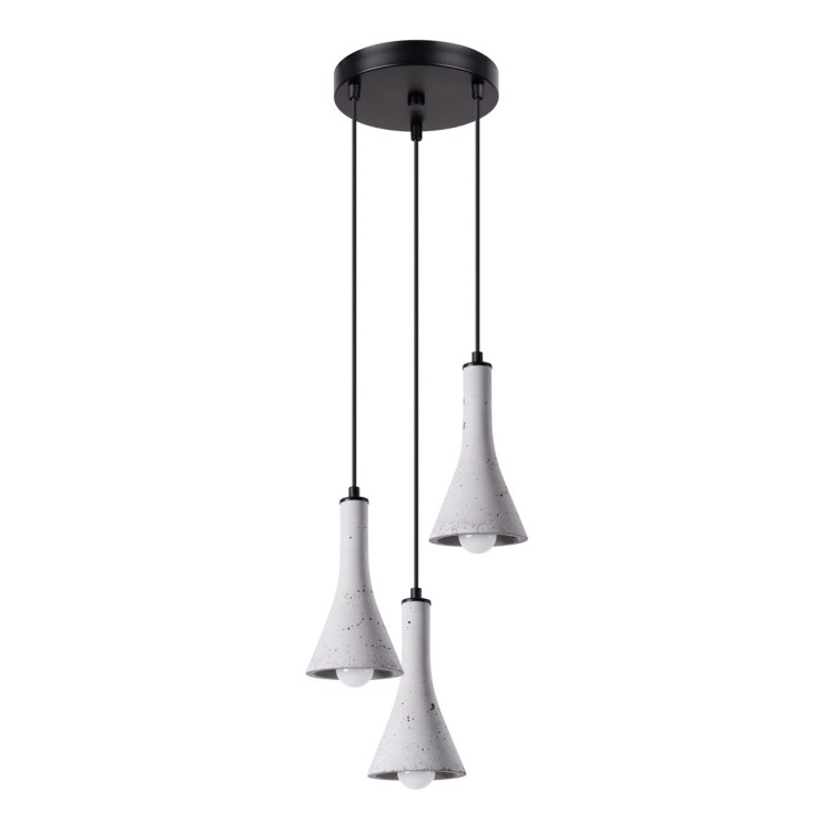 Lampe suspendue REA 3P béton