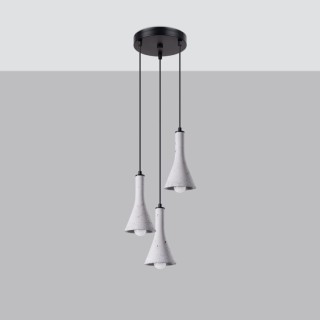 Lampe suspendue REA 3P béton