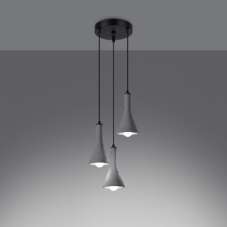 Lampe suspendue REA 3P béton