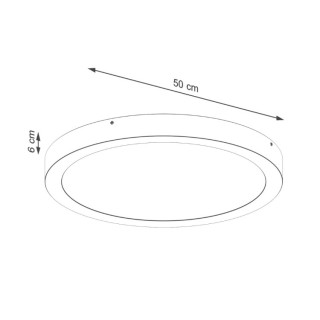 Plafonnier ONYX 50 blanc LED 3000K