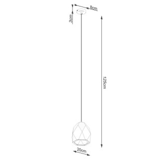 Lampe suspendue en céramique MINT