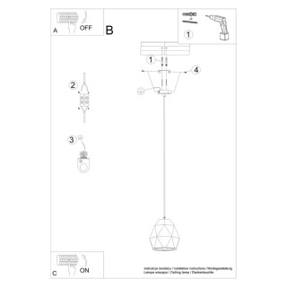 Lampe suspendue en céramique MINT