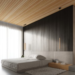 Lampe suspendue PASTELO 5L bois