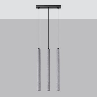 Lampe suspendue PASTELO 3L béton
