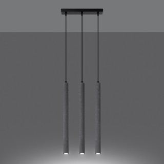 Lampe suspendue PASTELO 3L béton