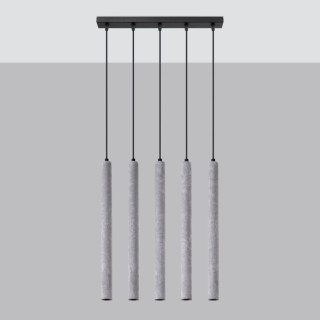 Lampe suspendue PASTELO 5L béton