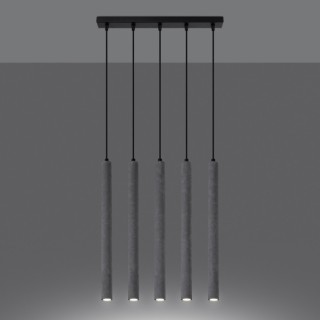 Lampe suspendue PASTELO 5L béton