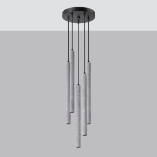Lampe suspendue PASTELO 5P béton