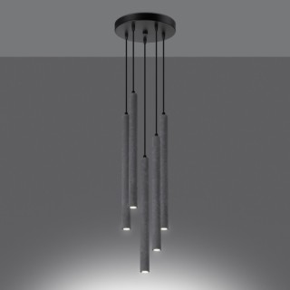 Lampe suspendue PASTELO 5P béton