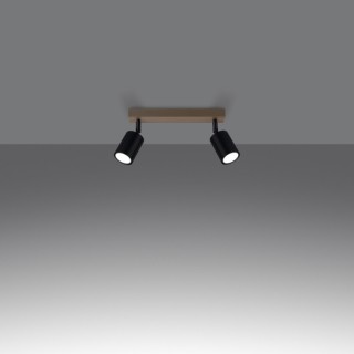 Plafonnier VERDO 2 noir