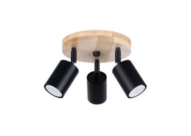 Plafonnier VERDO 3P noir