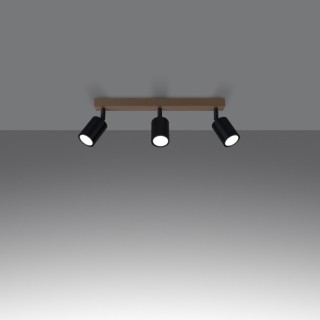 Plafonnier VERDO 3L noir