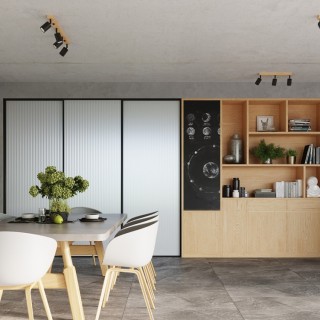 Plafonnier VERDO 3L noir