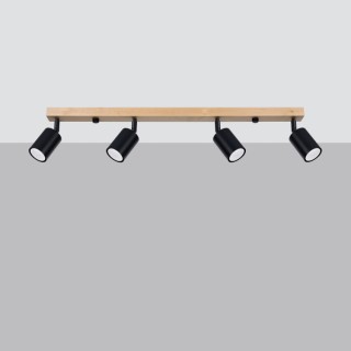 Plafonnier VERDO 4 noir