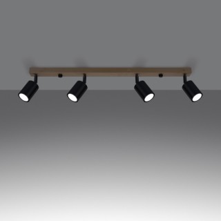 Plafonnier VERDO 4 noir